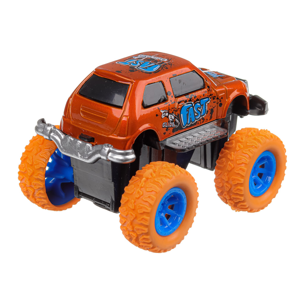 ИГРОЛЕНД Бигфут машина инерционная, металл, 8,5х3,8х3,6см, арт.№ 292-253