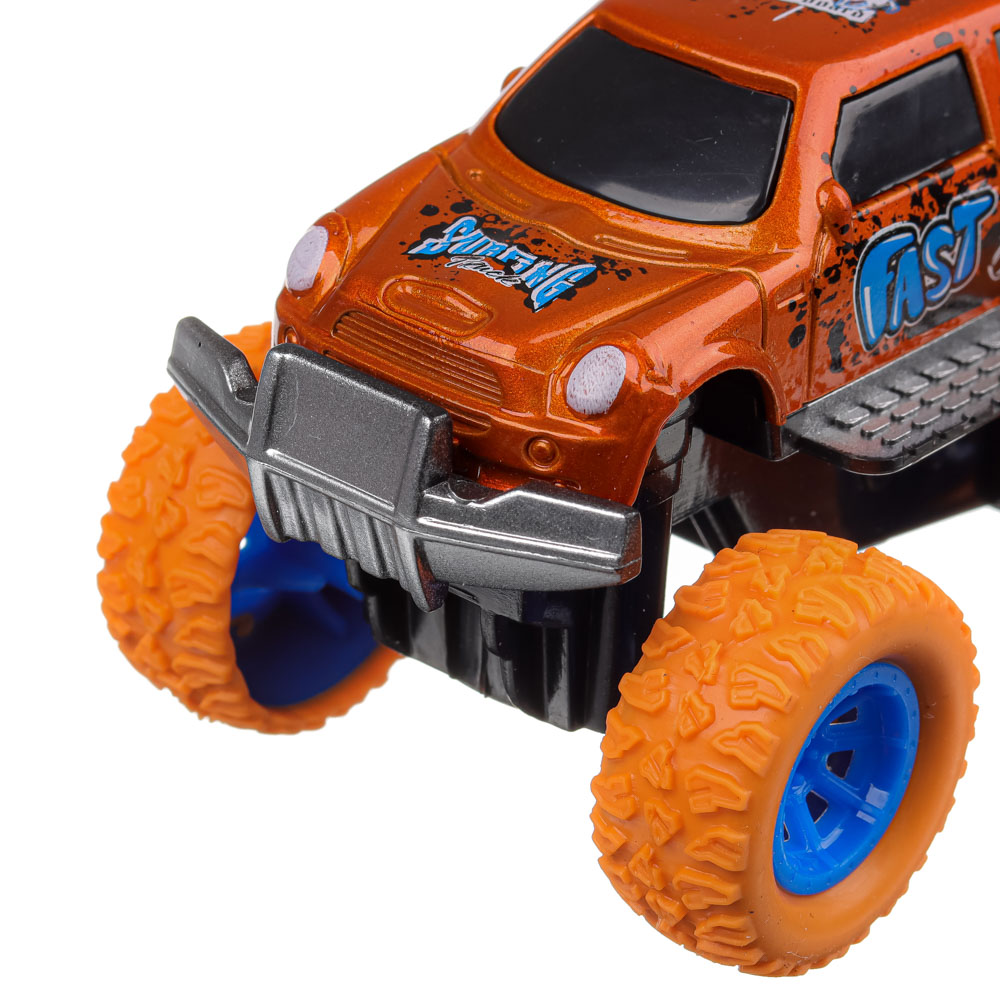 ИГРОЛЕНД Бигфут машина инерционная, металл, 8,5х3,8х3,6см, арт.№ 292-253