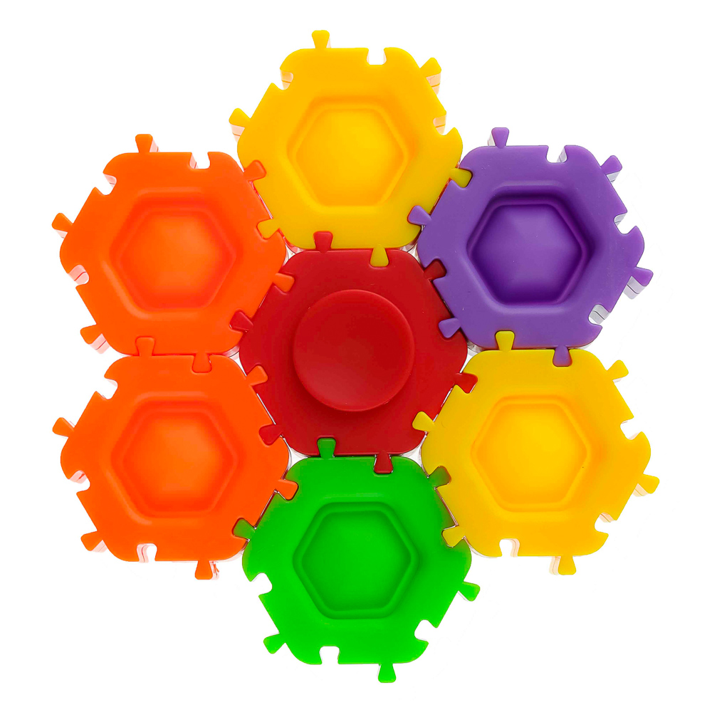 BY Education Конструктор пластиковый "Кручу - верчу maxi", 24 детали, ABS, PVC, 12х19,8х5см, арт.№ 859-078