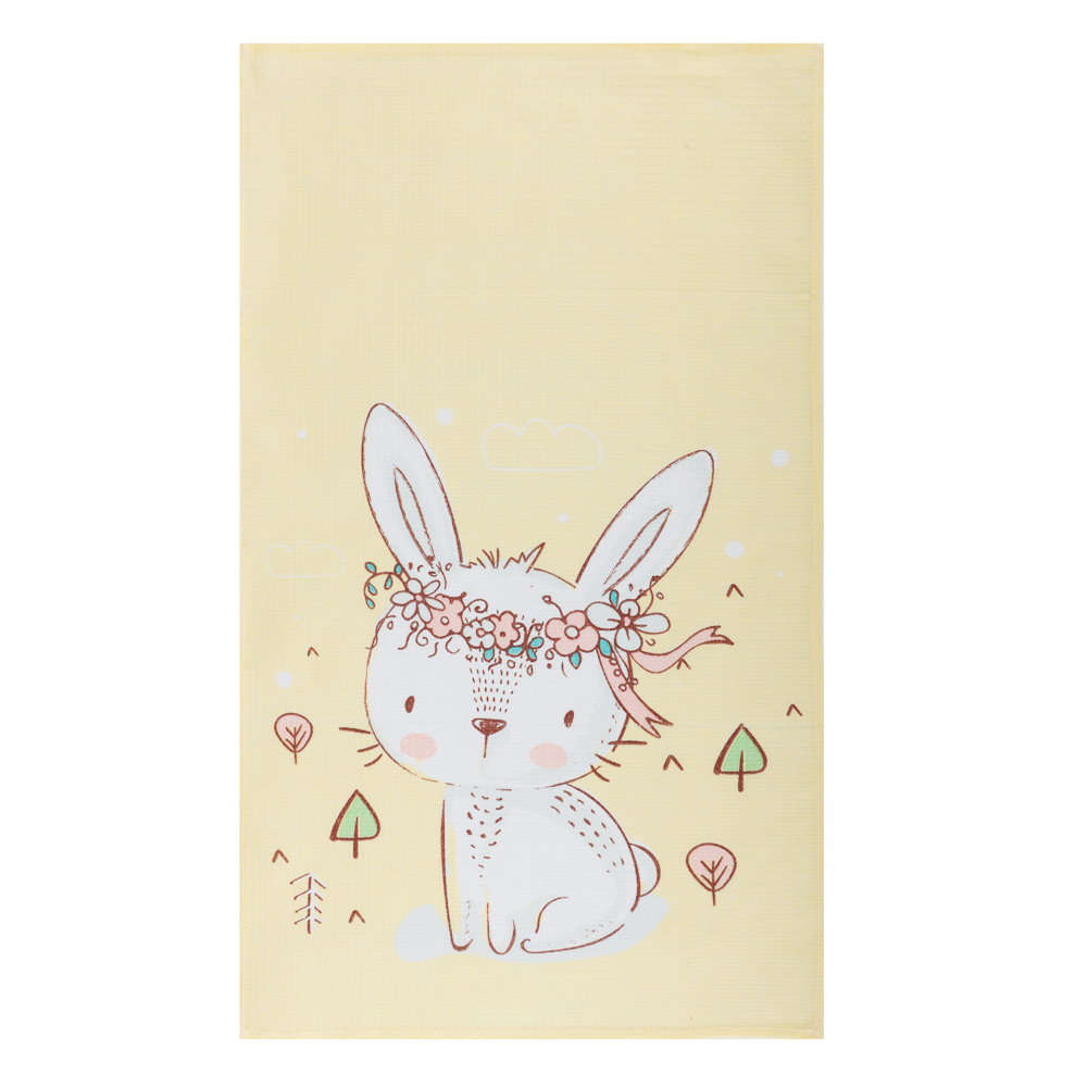 Полотенце кухонное вафельное, 35х61см, 100% хлопок, Spany, Summer, 3 дизайна, арт.№ 434-179