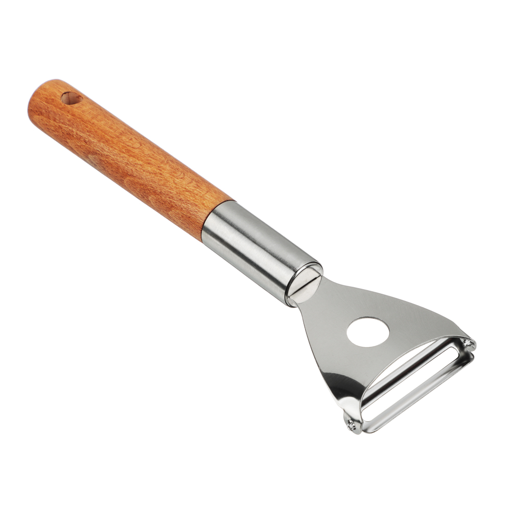 SATOSHI ЭКО Овощечистка ЭКО, 18.5х5.5см, нерж.сталь, бук, арт.№ 882-388