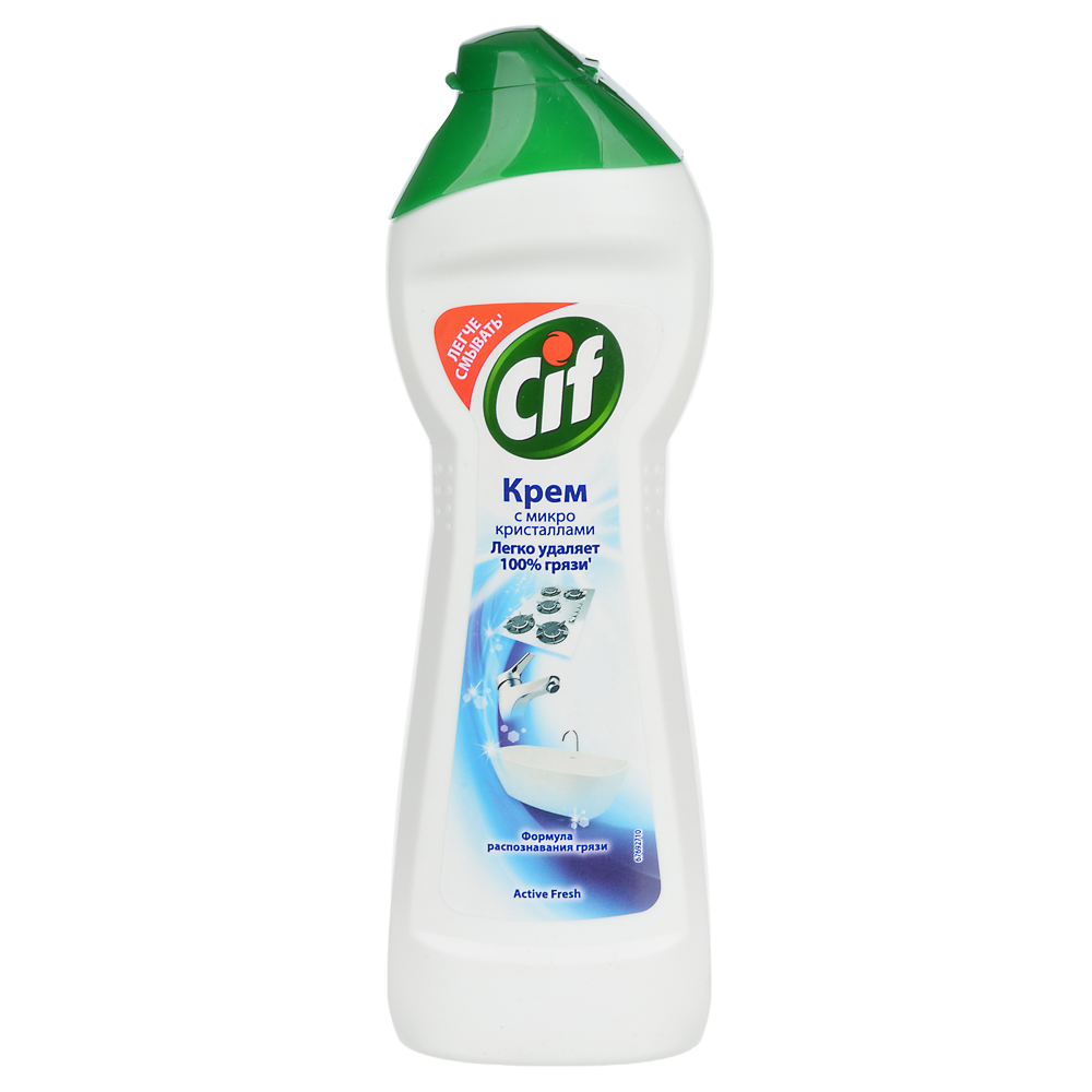 Крем чистящий CIF Актив, лимон/фреш, п/б, 230мл, арт.№ 979-055