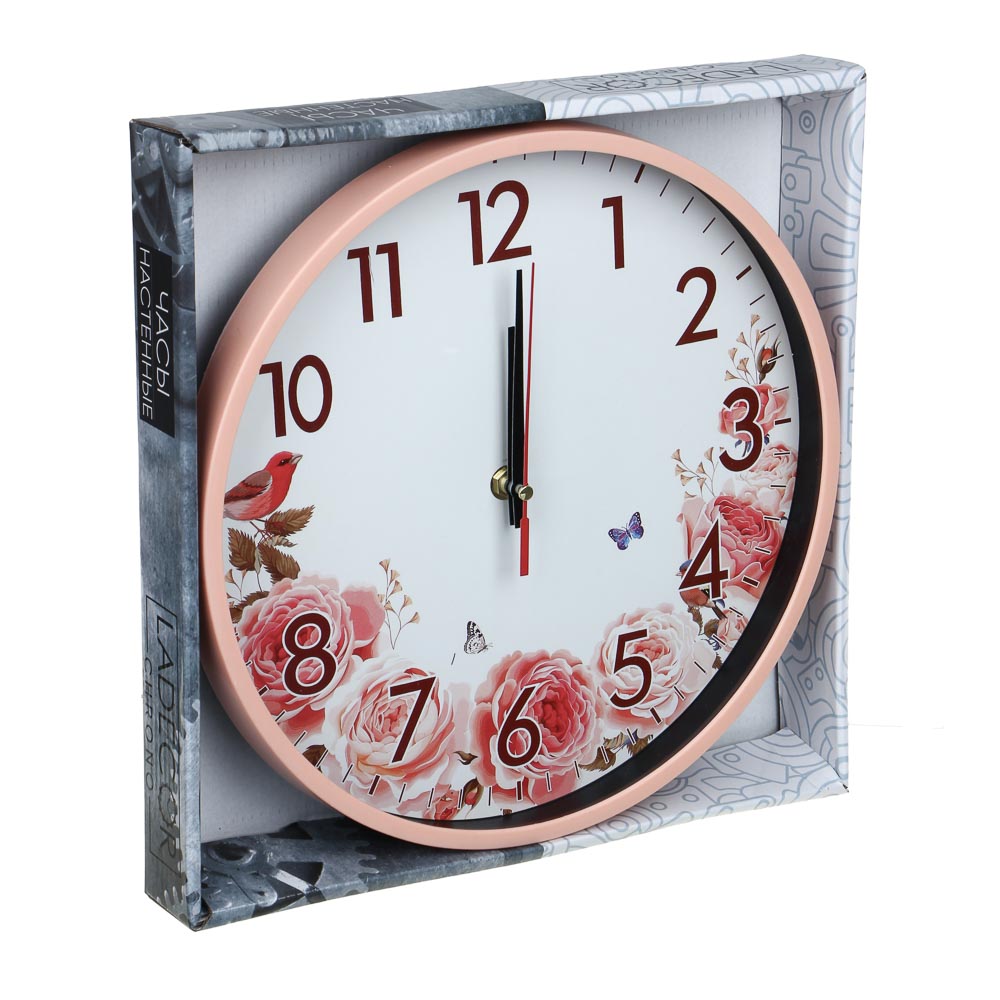 LADECOR CHRONO Часы настенные, круглые, 28 см, арт.09-50, арт.№ 581-084