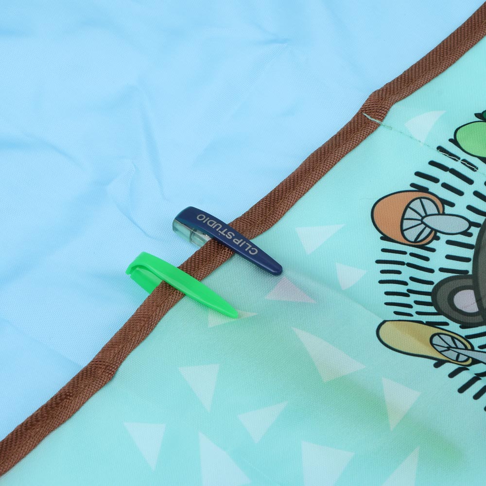 ЕЖИК Фартук для труда на завязках, 45х54см, улучшенный полиэстер, 2 кармана, с нарукавниками, арт.№ 233-109