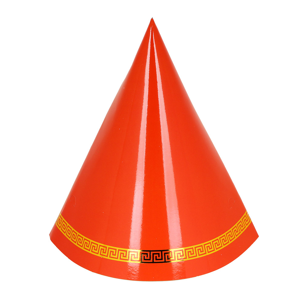 Рыжий Набор колпаков для праздника 6 шт, фольгирование, 40х20см, картон, арт.№ 512-063