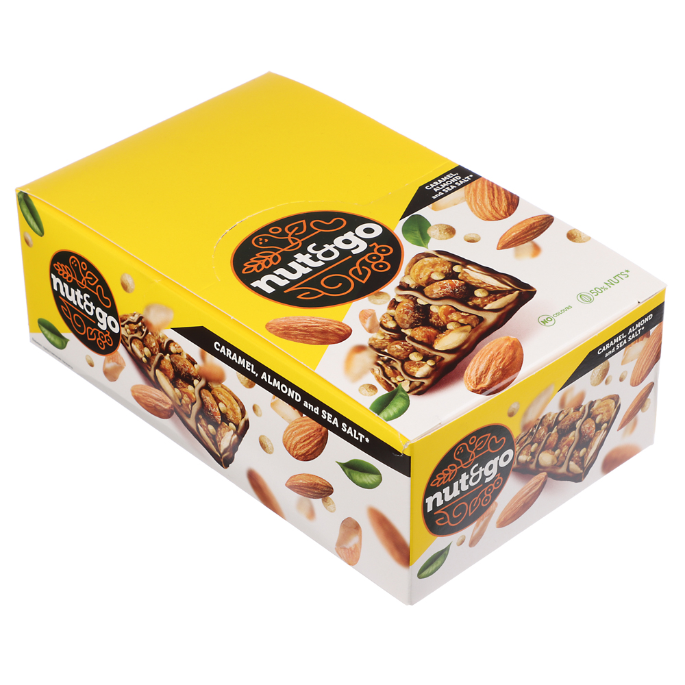 Батончик NUT and GO миндальный 34г, арт.№ 347-202