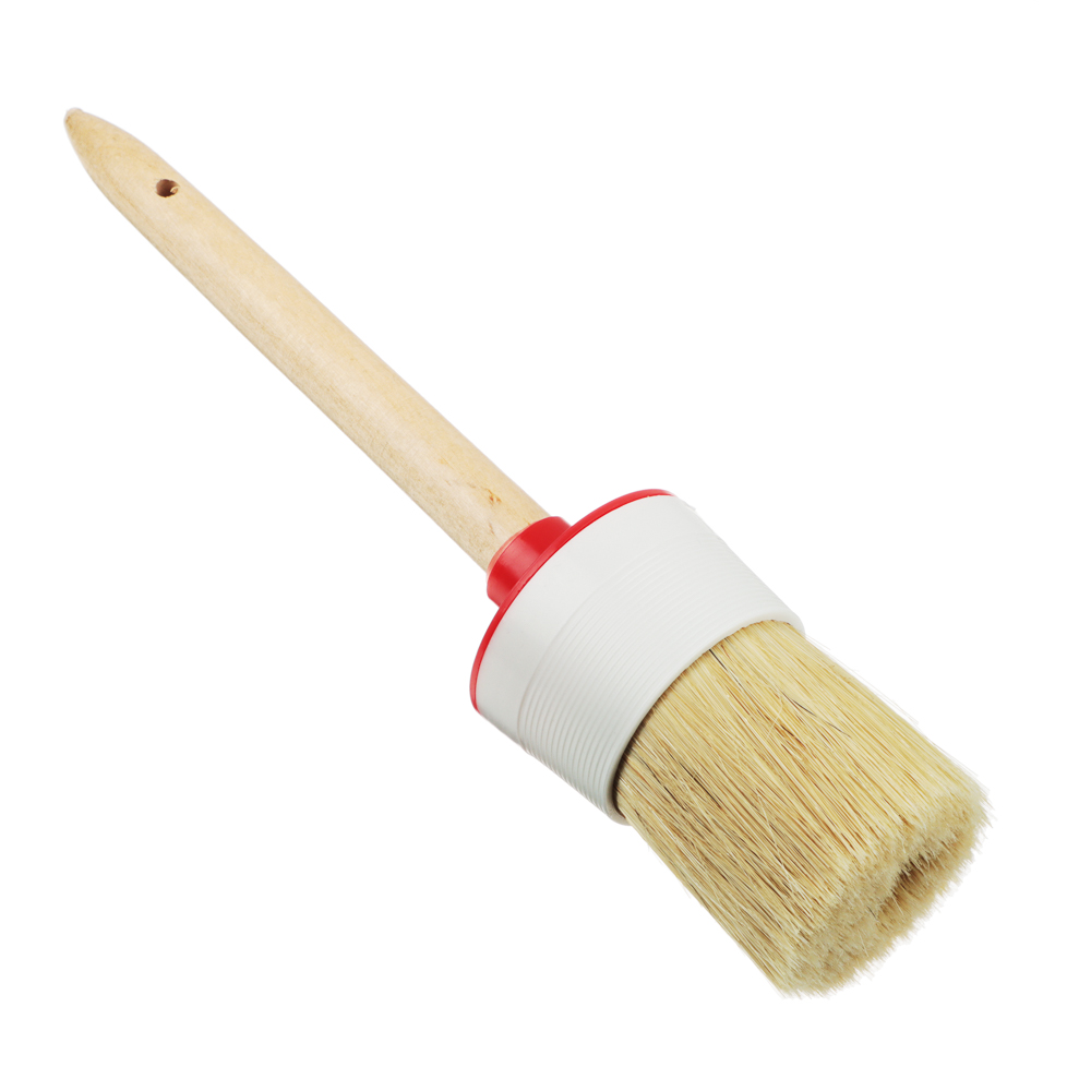 ЕРМАК/HEADMAN Кисть круглая в пласт. корпусе нат. щетина № 18 (60мм), арт.№ 682-042