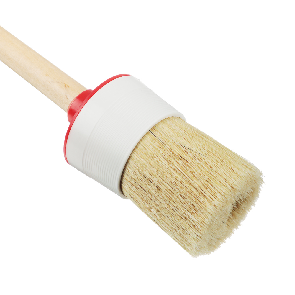 ЕРМАК/HEADMAN Кисть круглая в пласт. корпусе нат. щетина № 18 (60мм), арт.№ 682-042