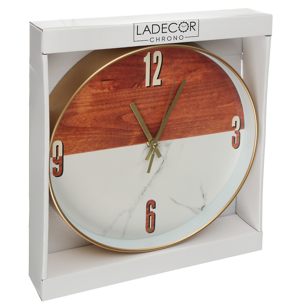 LADECOR CHRONO Часы настенные, 30 см, пластик, 1хАА, арт 11-3, арт.№ 581-939