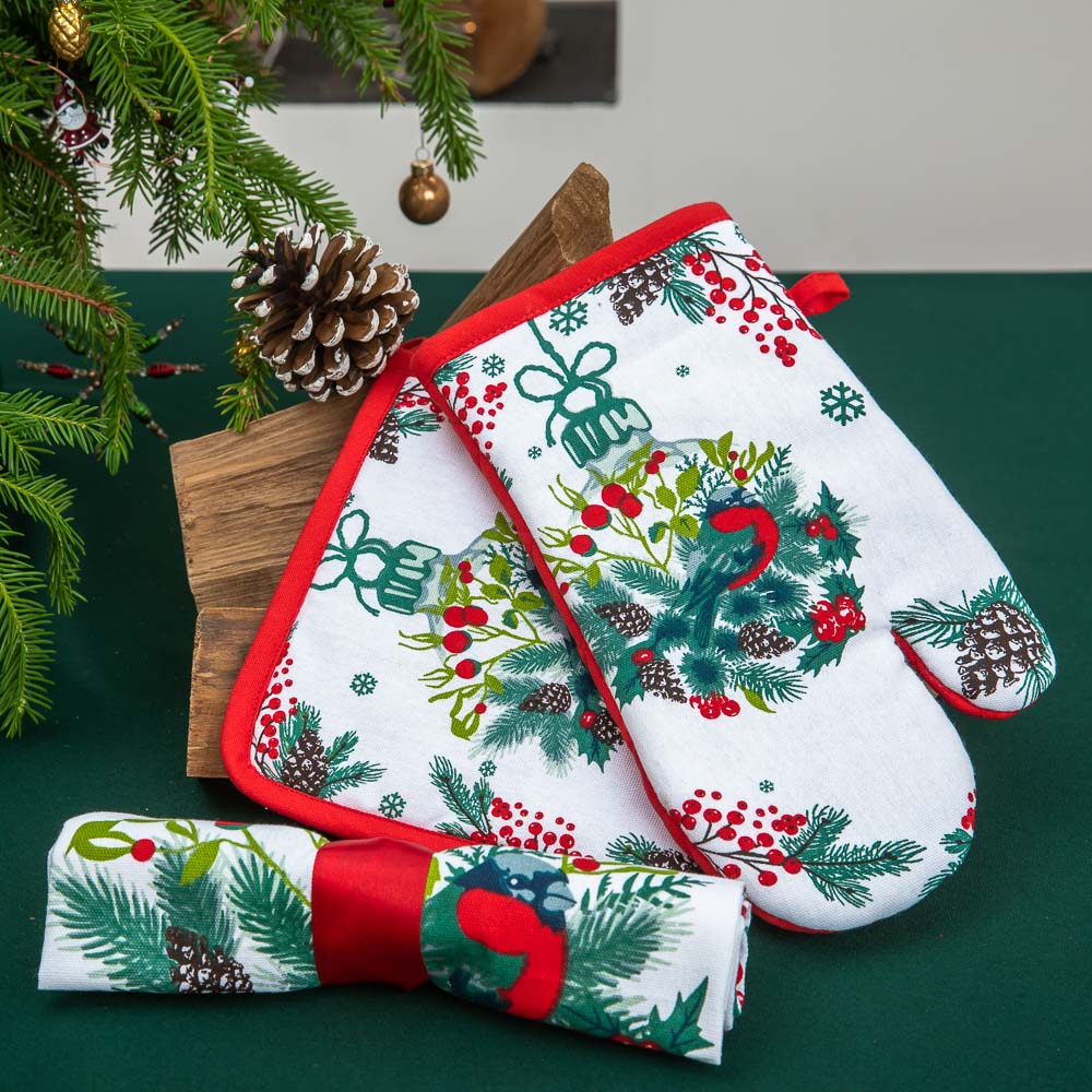 PROVANCE Снегирь Полотенце кухонное, 100% хлопок, 40х60см, арт.№ 492-109