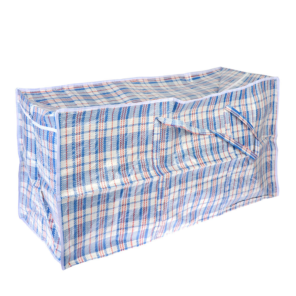 Сумка хозяйственная тм VETTA Клетка, 100x50x40см, 200 литров, до 15кг, полипропилен, 2 цвета, арт.№ 467-042