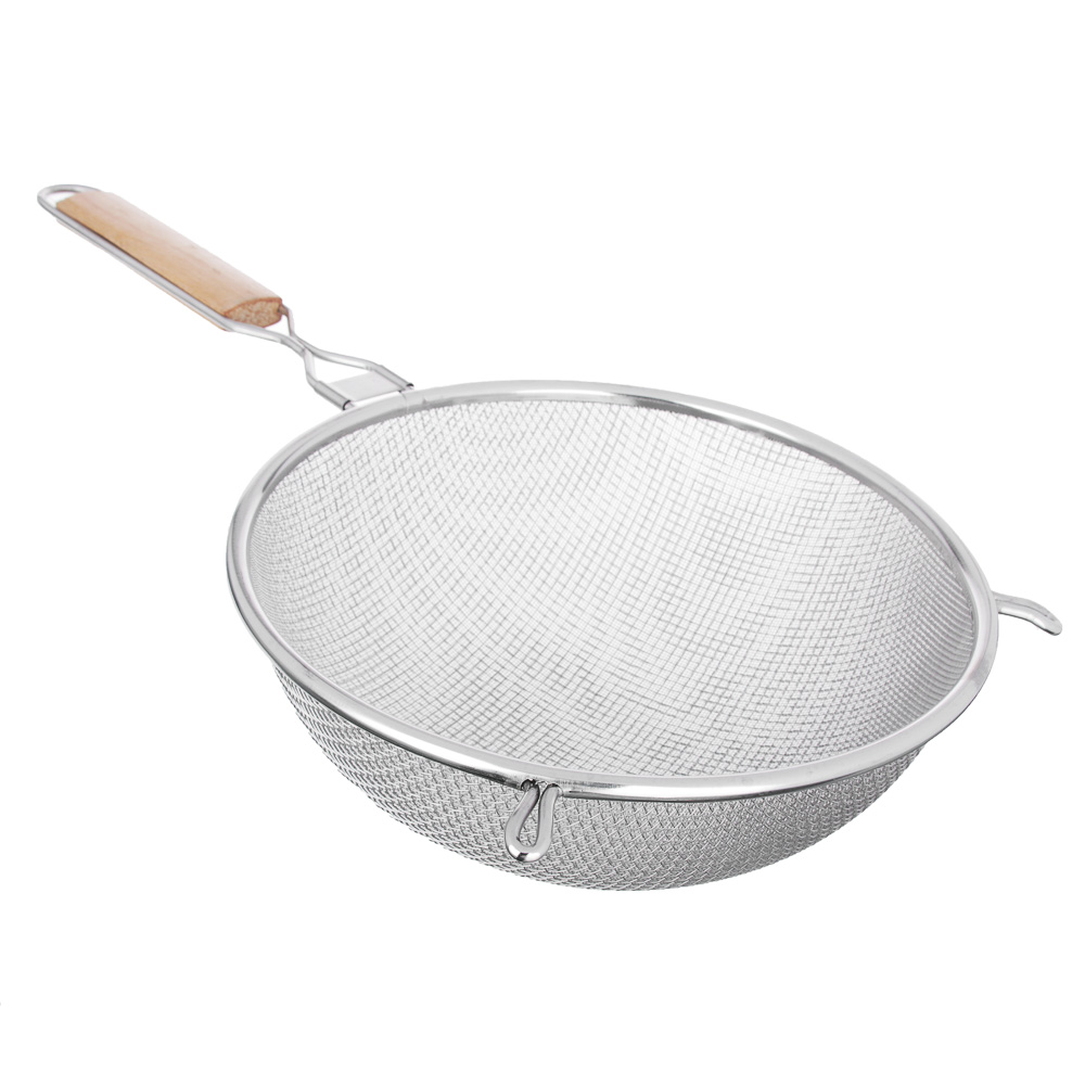 VETTA Ретро Сито с ободом и ручкой 21см, двойная сеть, нерж.сталь, арт.№ 886-051