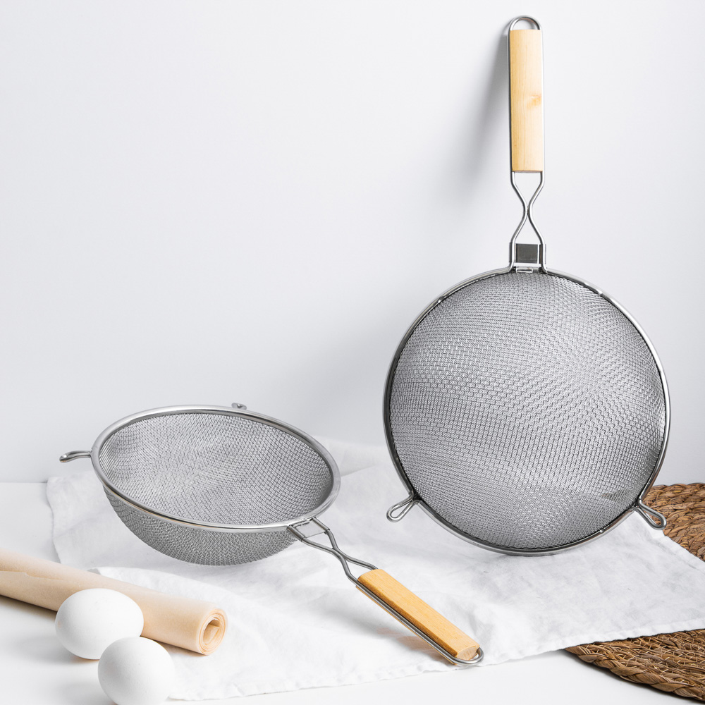 VETTA Ретро Сито с ободом и ручкой 21см, двойная сеть, нерж.сталь, арт.№ 886-051