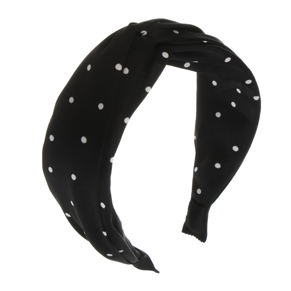 ЮНИLOOK Ободок для волос, 4,5см, полиэстер, пластик, 2 цвета, ACS25-3, арт.№ 323-291