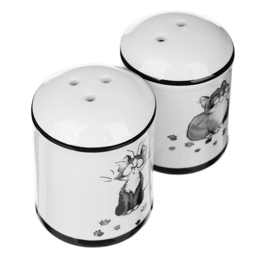 MILLIMI Озорные коты Набор для соли и перца, 4,5х6,5см, керамика, арт.№ 824-502