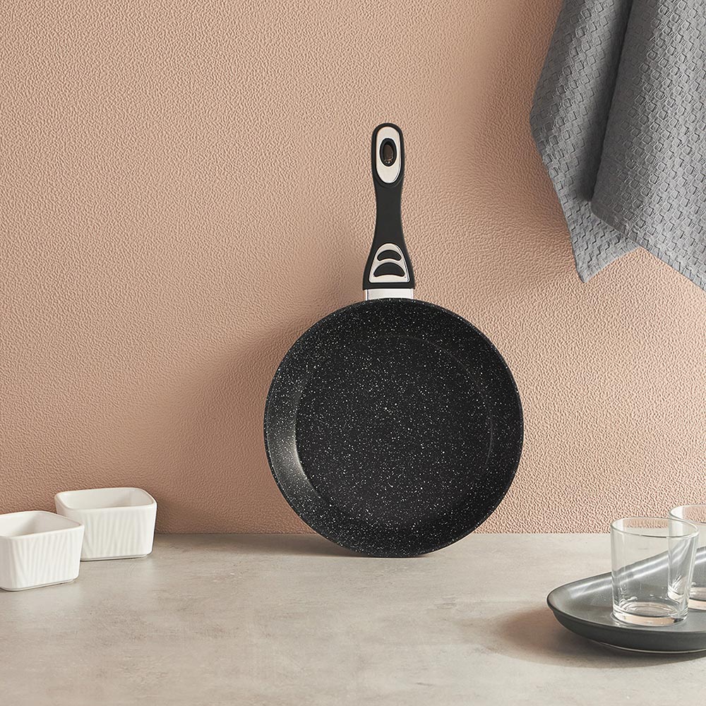 SATOSHI Танто Сковорода литая d26см, антипригарное покрытие Мрамор, индукция, арт.№ 846-387