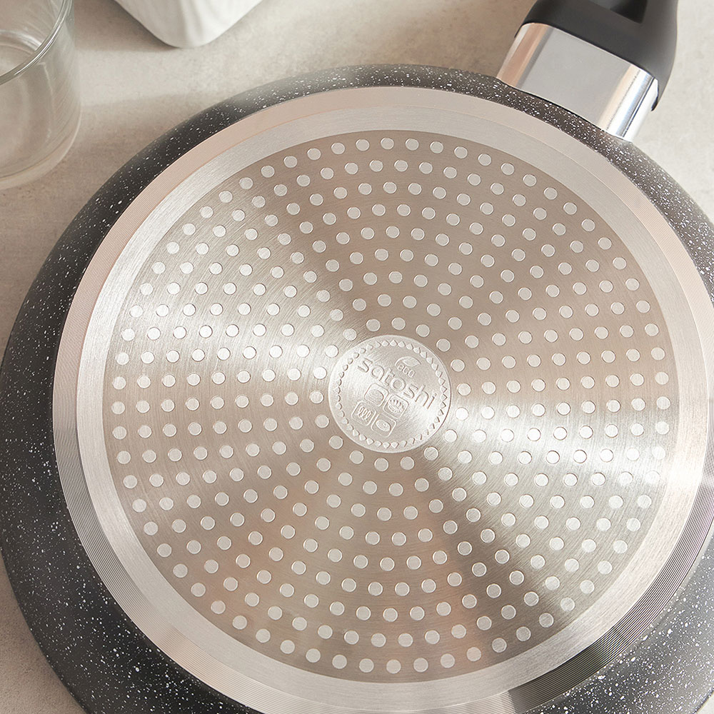 SATOSHI Танто Сковорода литая d26см, антипригарное покрытие Мрамор, индукция, арт.№ 846-387