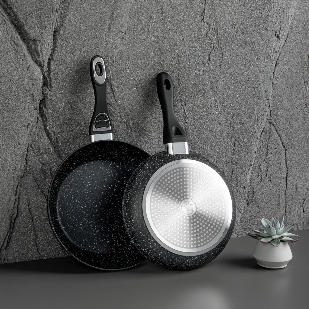 SATOSHI Танто Сковорода литая d26см, антипригарное покрытие Мрамор, индукция, арт.№ 846-387