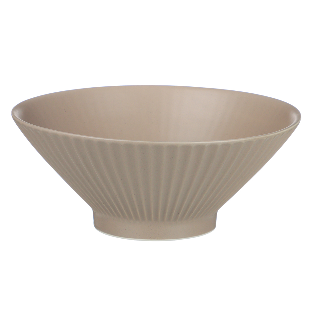 Салатник Лусия тм MILLIMI, 20см, фарфор, кофейный, арт.№ 816-270