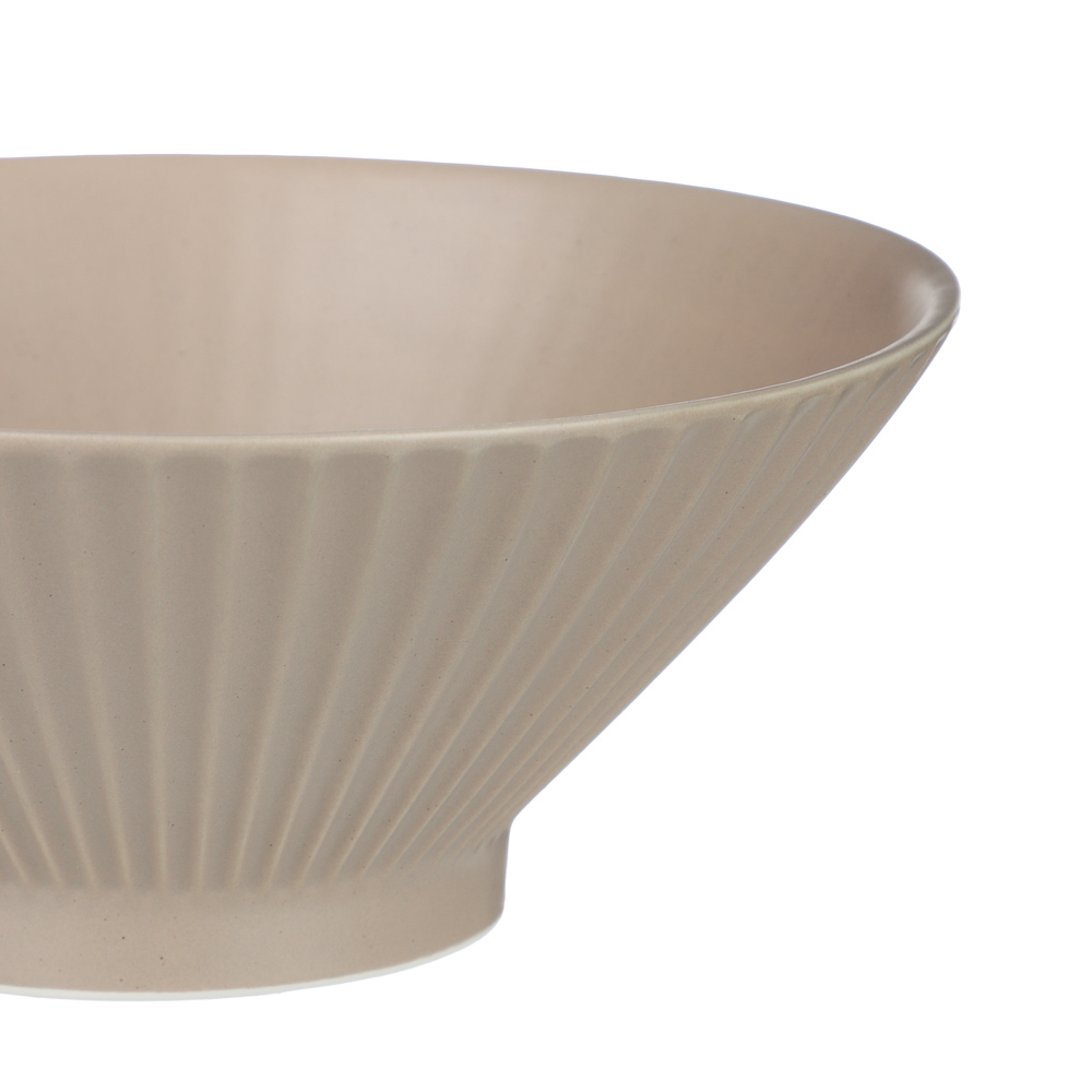 Салатник Лусия тм MILLIMI, 20см, фарфор, кофейный, арт.№ 816-270