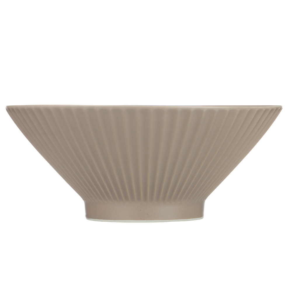 Салатник Лусия тм MILLIMI, 20см, фарфор, кофейный, арт.№ 816-270