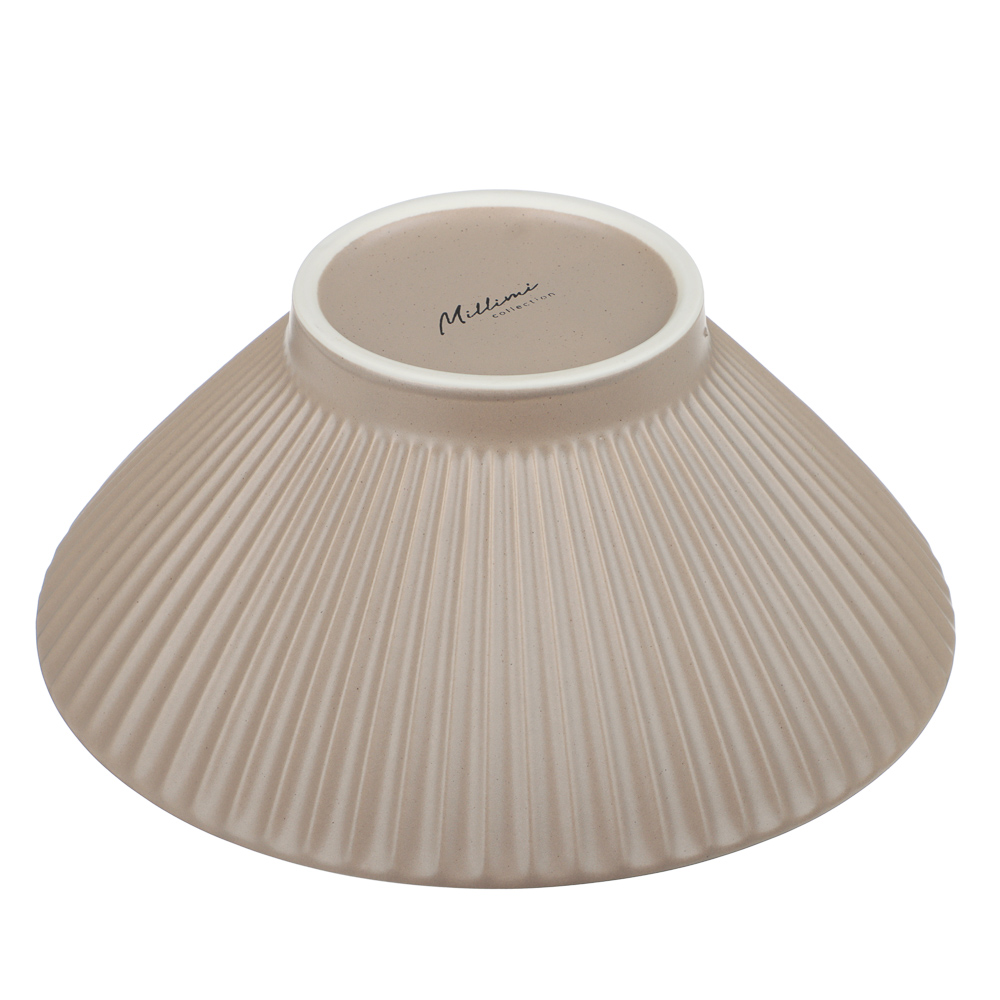 Салатник Лусия тм MILLIMI, 20см, фарфор, кофейный, арт.№ 816-270