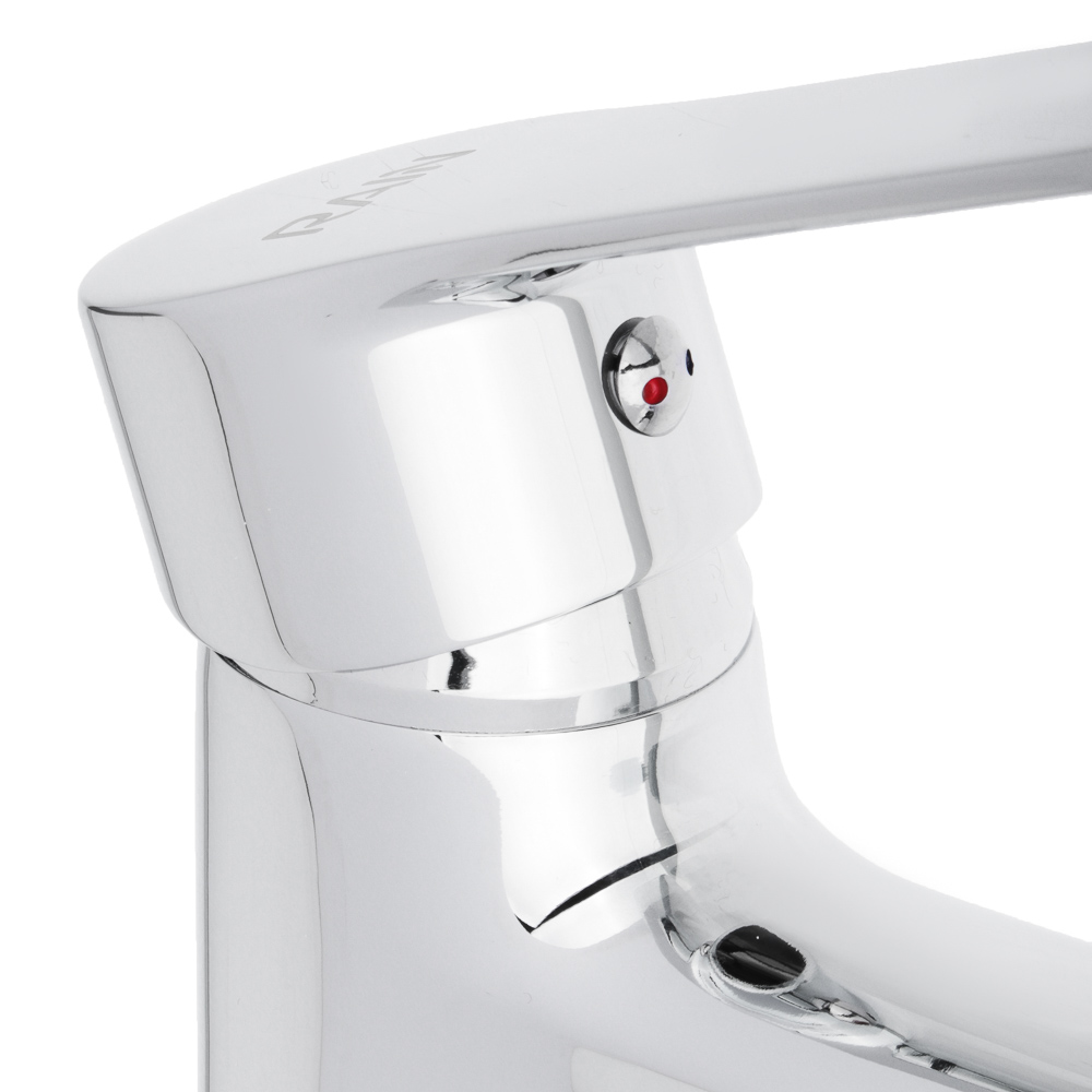 RAIN Смеситель для раковины Топаз, картридж 35мм, латунь, хром, арт.№ 561-320