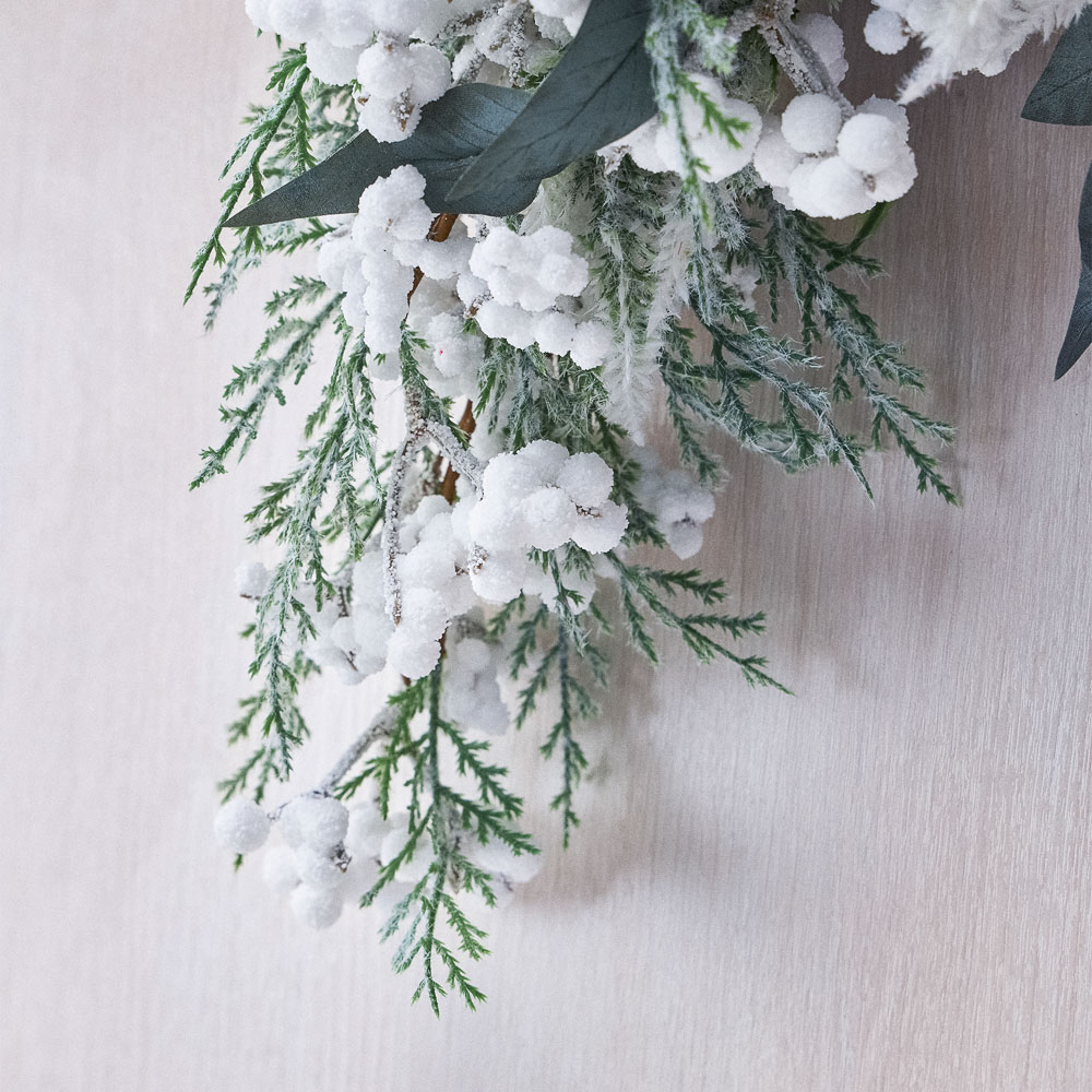 BY COLLECTION White Line Новогоднее украшение полумесяц 65см, арт.№ 488-120