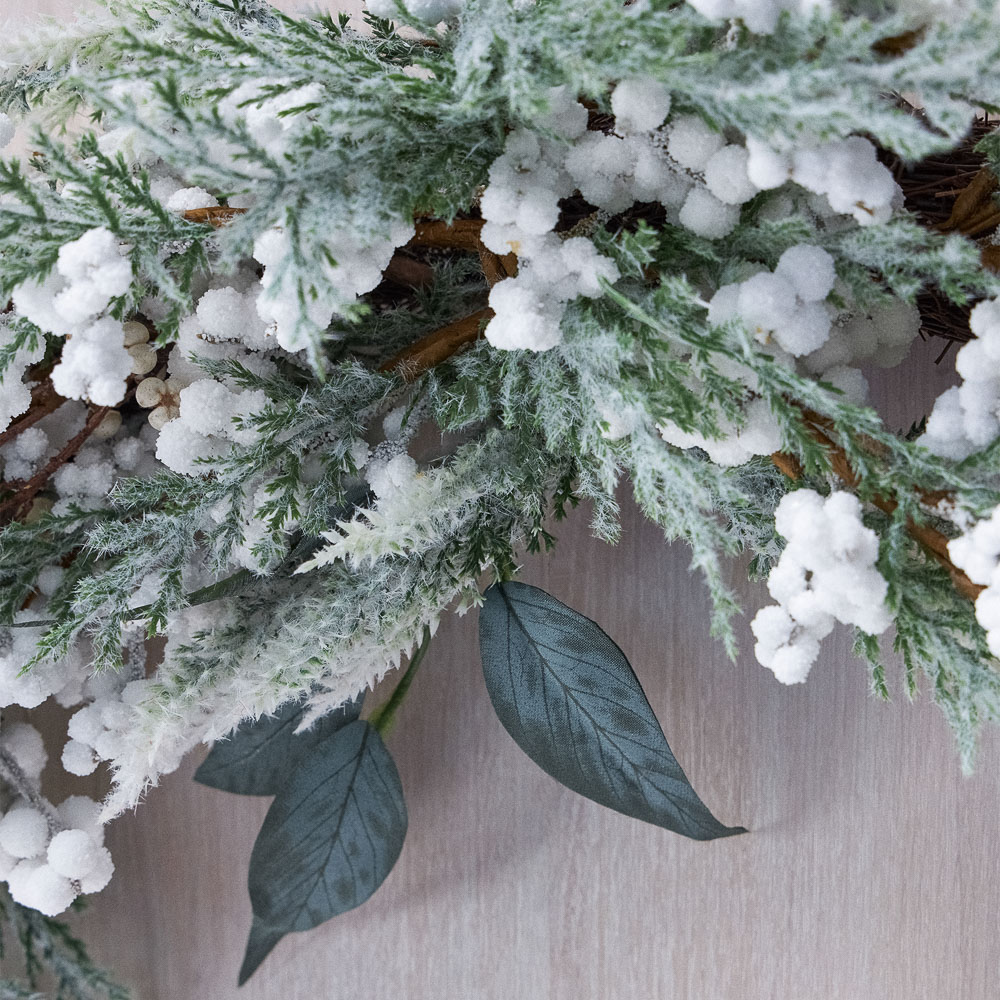 BY COLLECTION White Line Новогоднее украшение полумесяц 65см, арт.№ 488-120