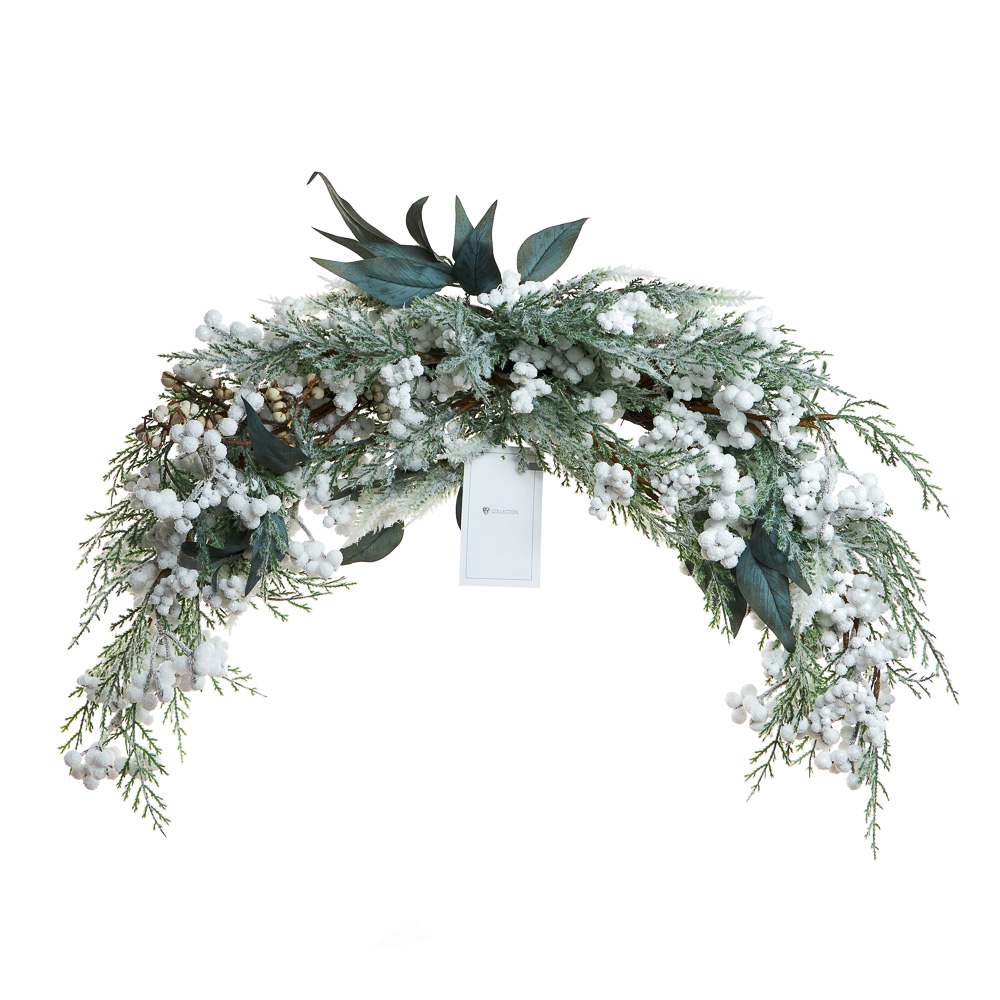 BY COLLECTION White Line Новогоднее украшение полумесяц 65см, арт.№ 488-120