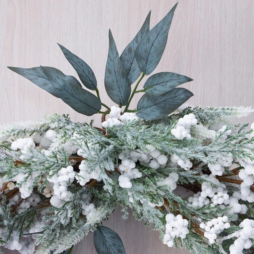 BY COLLECTION White Line Новогоднее украшение полумесяц 65см, арт.№ 488-120