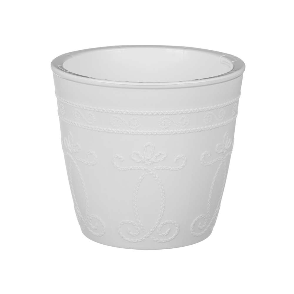 Кашпо Ажур 4л белый/белый, арт.№ 164-030