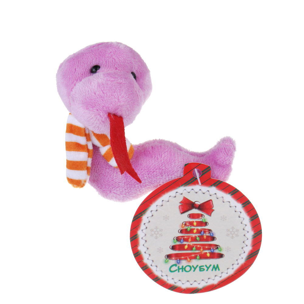 СНОУ БУМ Магнит мягкий змейка, полиэстер, 9см, 6 дизайнов, арт.№ 394-014