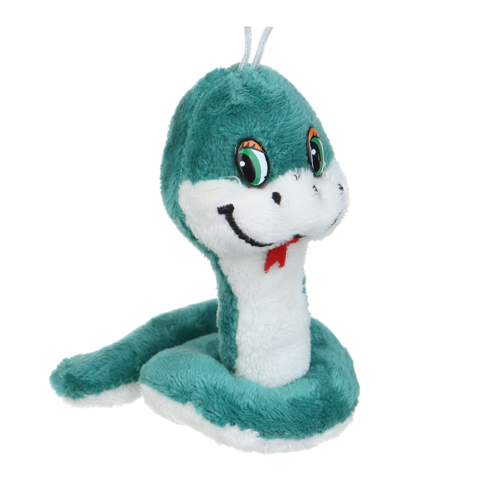 СНОУ БУМ Сувенир мягкий змейка, полиэстер, 9см, 4 дизайна, арт.№ 394-015