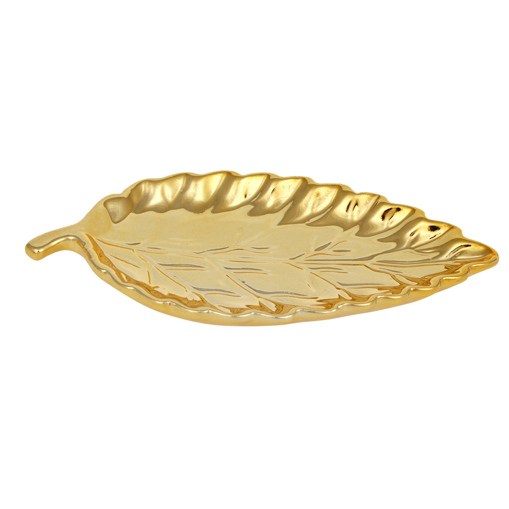 Подставка для мелочей тм LADECOR "Лист", 18x8,5 см, керамика, 2 цвета, арт.№ 504-972