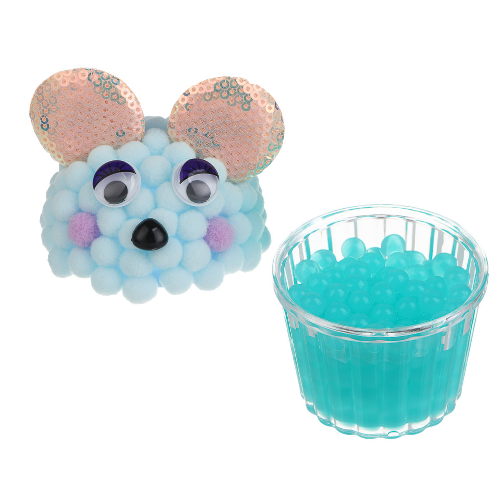 Набор для творчества "Весёлые помпоны", ХОББИХИТ, PP, TPR, полиэстер, арт.№ 287-462