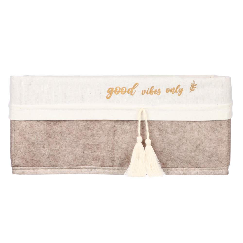 VETTA Короб прямоугольный Good Vibes Only, 30x20x13 см, арт.№ 457-689