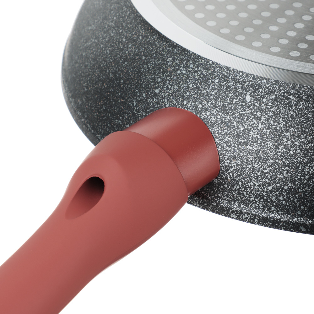 SATOSHI Лувьер Сковорода литая d24см, антипригарное покрытие мрамор, индукция, арт.№ 846-648