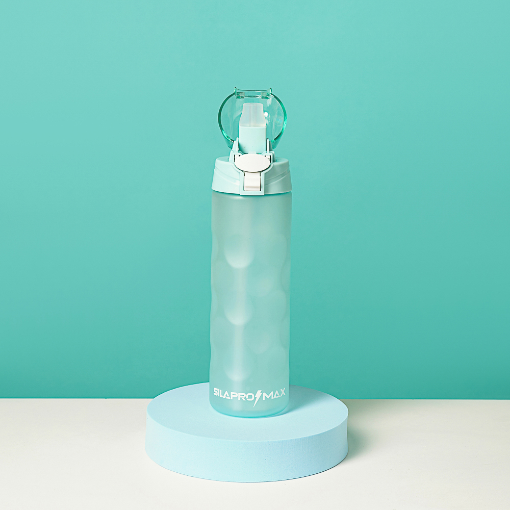 SILAPRO MAX Бутылка спортивная с поильником и замком, EGGSHELL BLUE, 700мл, PC, арт.№ 088-037