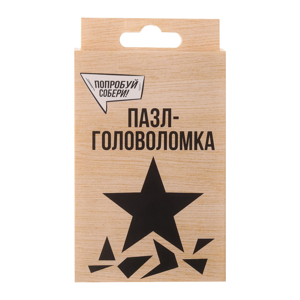 BY Education Пазл - головоломка, 6х9х1,5см, ХДФ, 6 дизайнов, арт.№ 830-758