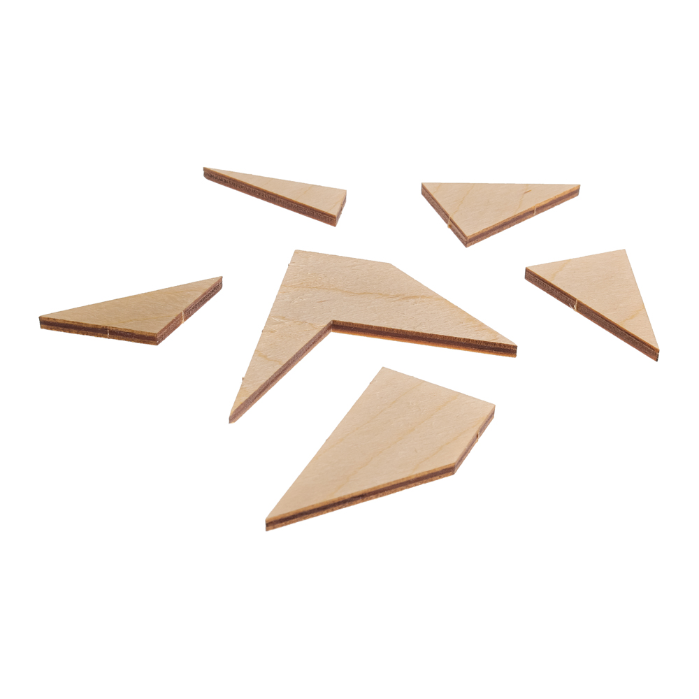 BY Education Пазл - головоломка, 6х9х1,5см, ХДФ, 6 дизайнов, арт.№ 830-758