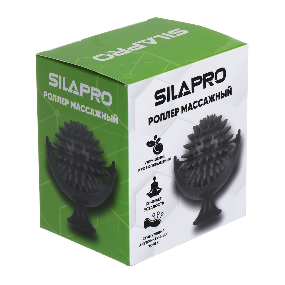SILAPRO Роллер массажный, 9.5х7см, PVC, ABS, арт.№ 192-107