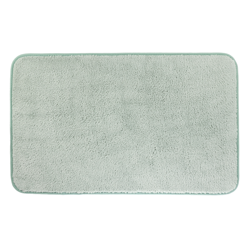Коврик для ванной 50х80см PING, CACTUS6, мятный, полиэстер, SWM-4014-MNT-B, арт.№ 462-811