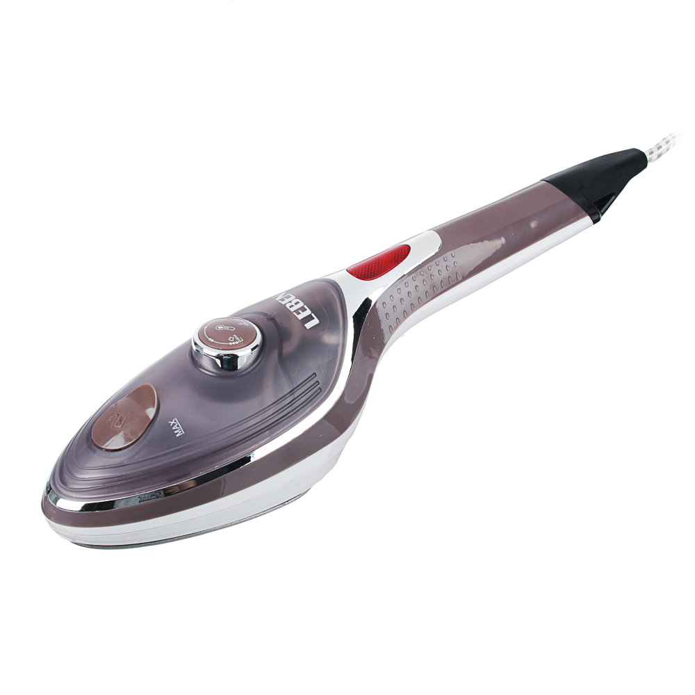 LEBEN Щётка-отпариватель-утюг 1000Вт, тефл. покрыт, терморегулятор, резевр. 100мл, пар 15гр.мин., арт.№ 249-004