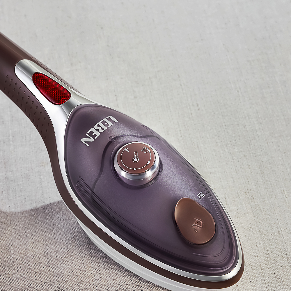 LEBEN Щётка-отпариватель-утюг 1000Вт, тефл. покрыт, терморегулятор, резевр. 100мл, пар 15гр.мин., арт.№ 249-004