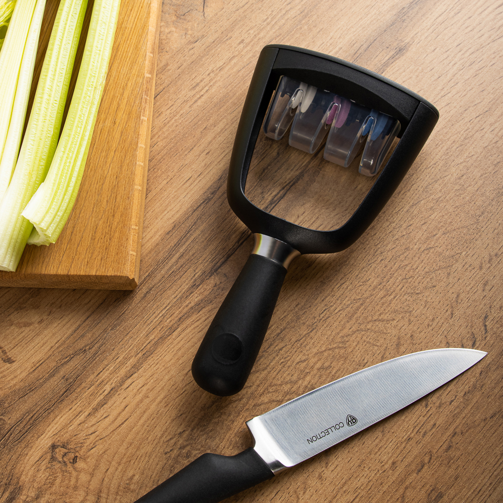 BY COLLECTION Pevek Ножеточка для стальных ножей, 3 уровня заточки, арт.№ 803-328