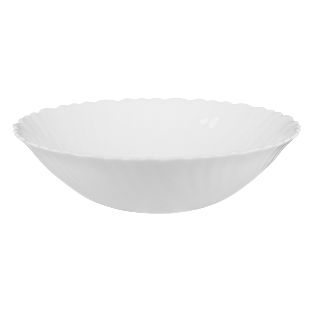 MILLIMI Бьянко Плюс Салатник, опаловое стекло, 19см, 700мл, арт.№ 818-025