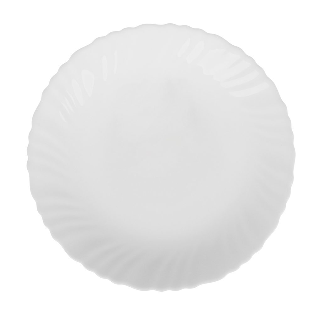 MILLIMI Бьянко Плюс Тарелка десертная, опаловое стекло, 19см, арт.№ 818-027