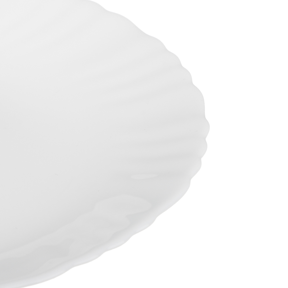 MILLIMI Бьянко Плюс Тарелка десертная, опаловое стекло, 19см, арт.№ 818-027