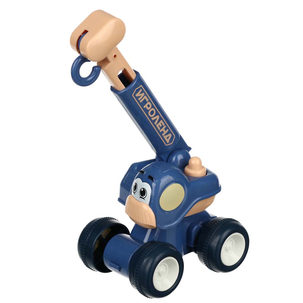 ИГРОЛЕНД Машинка в виде спецтехники, инерция, трещотка, ABS, 12-14х8х8-11см, 3 дизайна, арт.№ 292-188